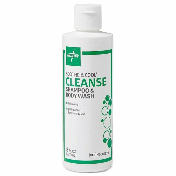 Medline Shampoo & Body Wash Concentrate, 12PK MSC095356